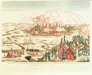 The Siege of Danzig under the command of Marshal Pierre Joseph Lefebvre and the Surrender of the Town, 26th May 1807